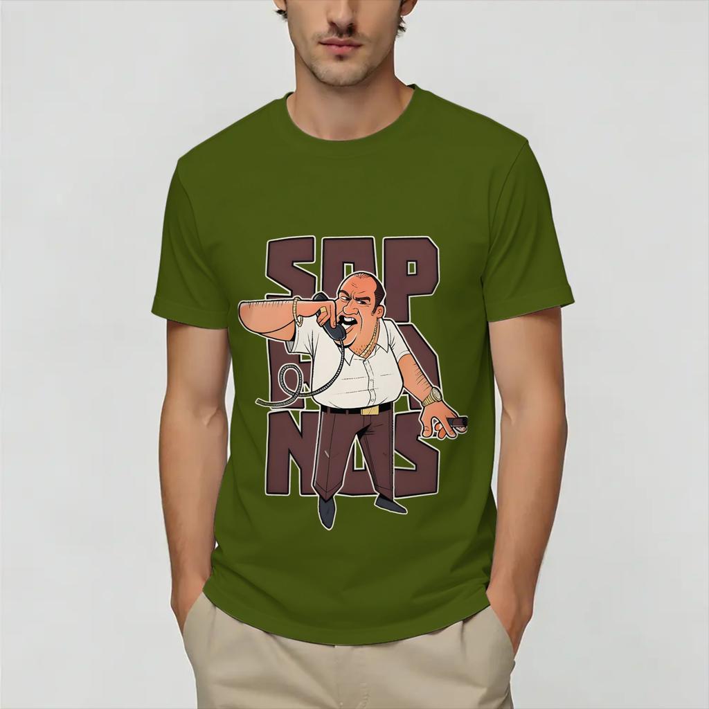 The Sopranos T Shirt Summer Cotton Tshirts For Unisexs Popular Pattern Tee Shirt Short Sleeves Vintage Clothing
