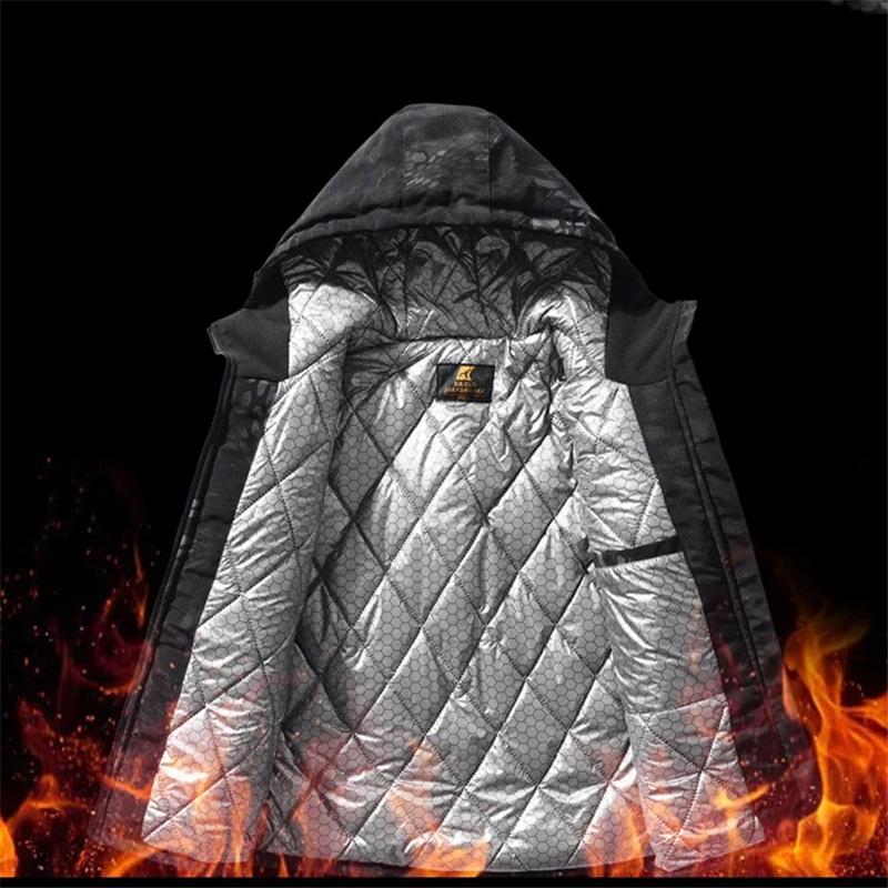 Winter Baumwollmantel Outdoor-Bekleidung Langlebig Verschleißfest Kurze Camouflage-Jacke Winddicht Wärme All-Terrain Herren Winterjacke