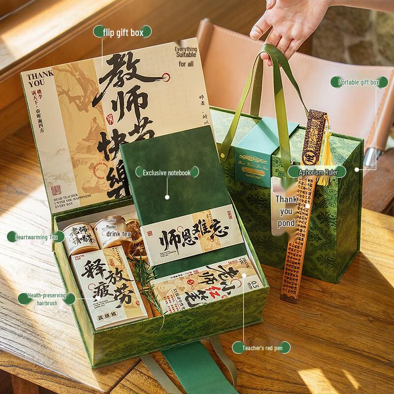 Huazao Baijia WZ Teacher s Day Thank You Glass Cup Gift Set Package Four