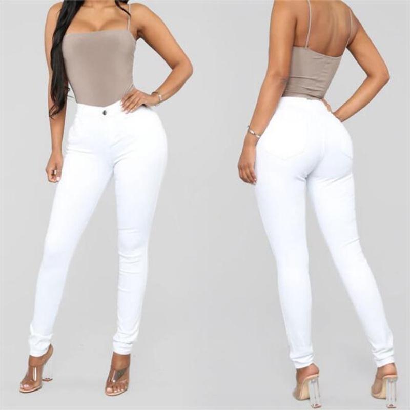 European and American Fashion Slim Fit Elastic Denim Women's Leggings