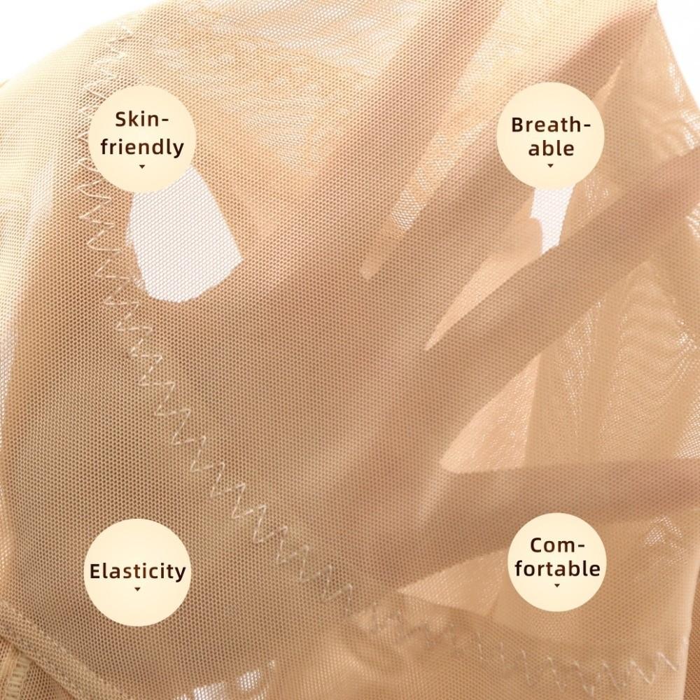 Belly Contracting Slimming Shapewear Seamless Mesh Transparent Bodysuit Postpartum