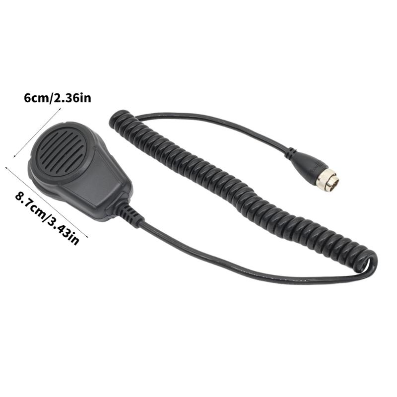 Handheld Mic HM-180 8pin Microphones Plastic Microphones Outdoor Communication Mic Easy To Carry for IC-M700 IC-M710