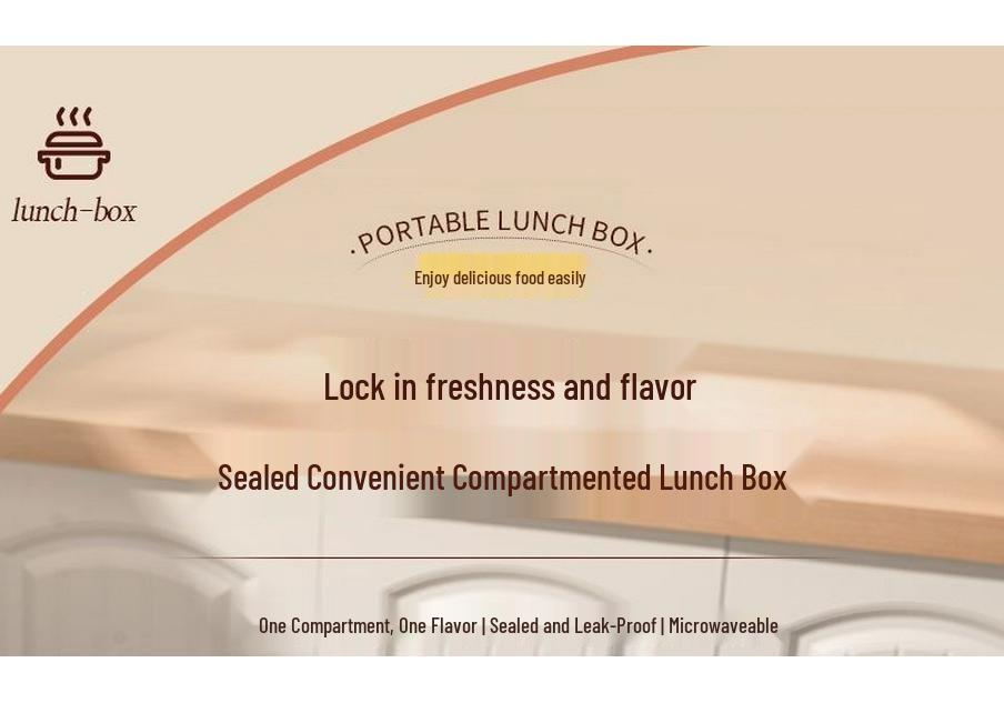 Insulated Stainless Steel Lunch Box with Lid - Multi-Compartment for Adults & Students