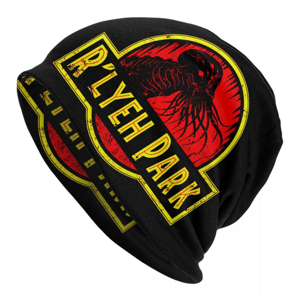 Cthulhu Mythos Lovecraft Skullies Beanies Caps Unisex Hip Hop Winter Warm Knitting Hat Adult Horror Movie Monster Bonnet Hats