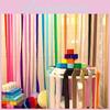 Vibrant 82ft Crepe Paper Party Streamers Roll For Birthday Wedding Hanging Decor Craft