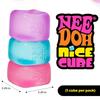 Schylling Needoh Nice Cube - Sensory Toy, Stress Relief Squishy Toy, Cube Squeeze Ball, Vent Toy, Kids Gift, Red Purple Blue, Sn