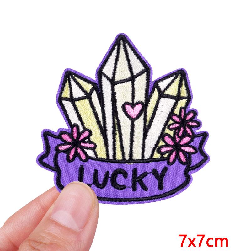 Embroidery Patch Diy Cartoon Patch Iron On Patches For Clothing Letter Embroidered Patches For Jackets Ironing /Sew Applique