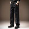 High-end Pure Cotton Tapered Casual Pants for Men, New Autumn Drape American Vintage Loose Loose Straight-leg Pants for Men