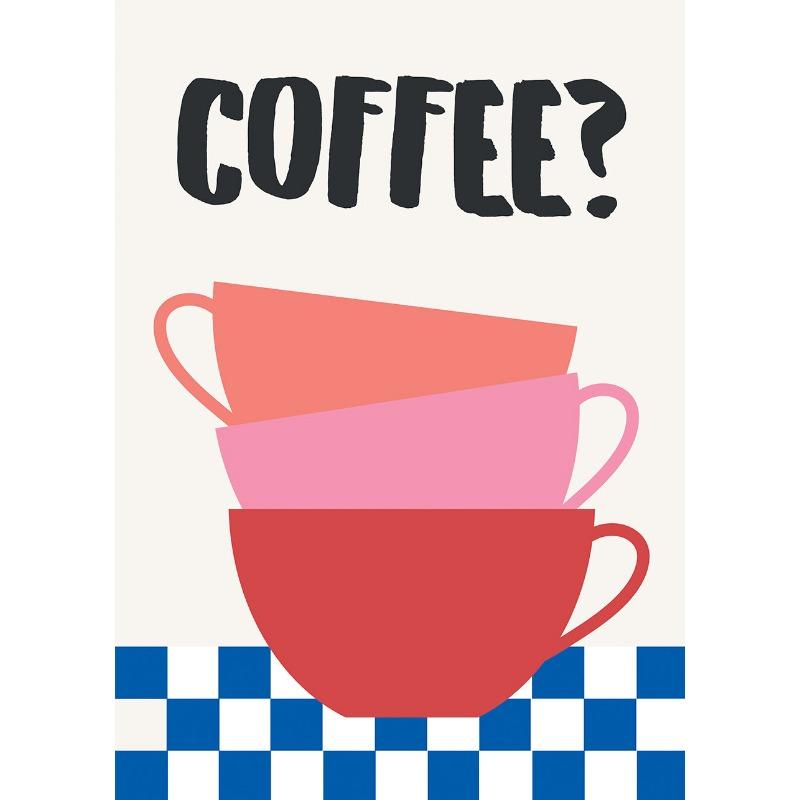 Modern Trendy Retro Vintage Chic Coffee Espresso Wall Art Prints Canvas Painting Poster Picture for Office Kitchen Home Decor