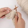 Carbonized Bamboo Single Head Sweater Needle Set for Hand Knitting