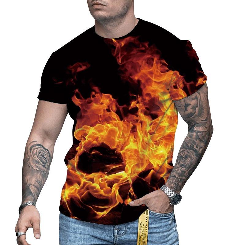 3D Animal Prints Print T-Shirts Summer Men Casual Fashion Streetwear Oversized Short Sleeve T Shirt Tees Tops Clothing