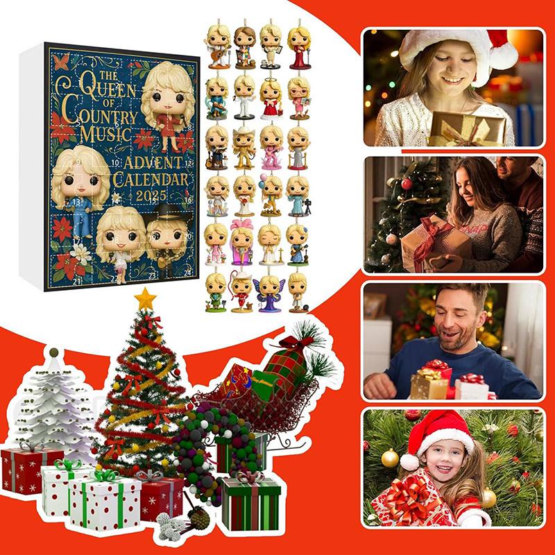 2025 Advent Calendar 24 Days Countdown Calendar With Iconic Musical Character Collectibles Halloween Advent Calendar Gifts