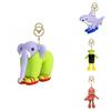 Foreign Italian Brainrot Al Keychain With Shark Cartoon Design For Gift Giving And Party Decor