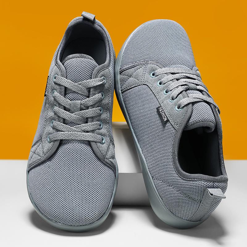 

Men Shoes Wide Barefoot Shoes for Men Casual Shoes Mesh Breathable Light Comfortable Black Shoes Walking Sneakers Size 39-46 46