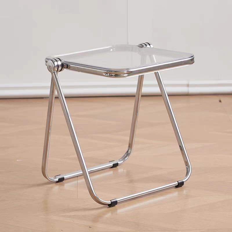 Foldable Acrylic Chair Modern Minimalist Dining