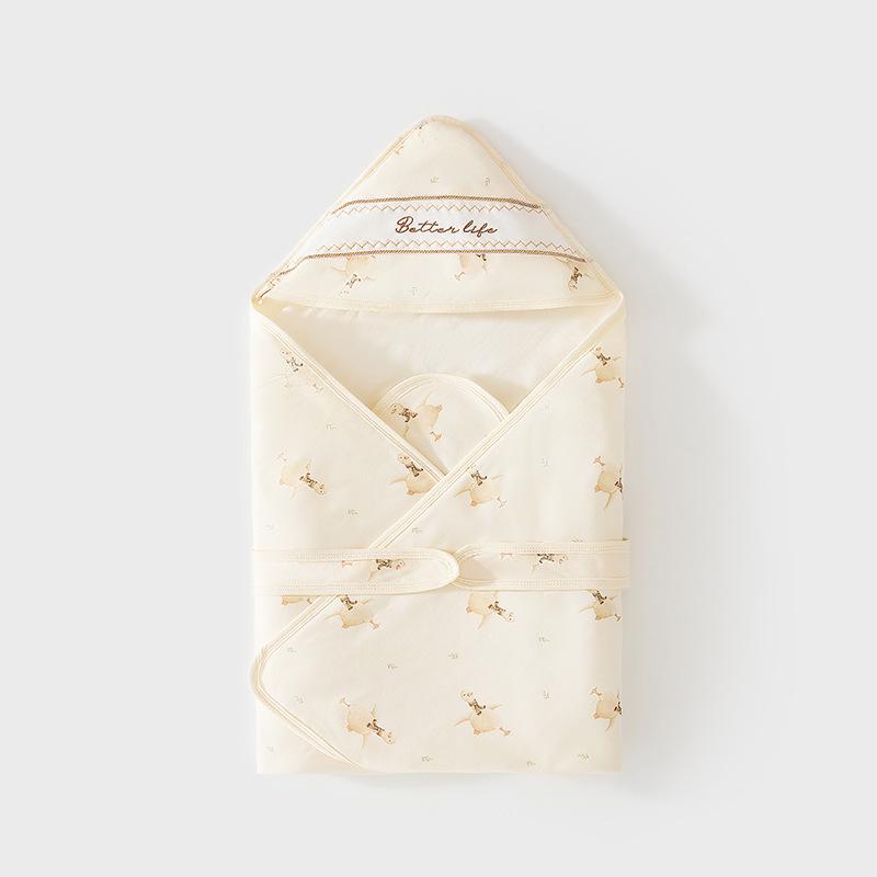 Pure Cotton Newborn Blanket 60g - Swaddle Quilt for Spring & Autumn