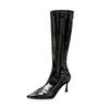 High-heeled boots autumn new pointed-toed thin-heeled high-heeled temperament slim fashion sexy women's boots
