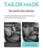 All-Season BYD Qin L Seat Covers: Breathable Linen with Perforated Leather, Fully Enclosed and Ventilated