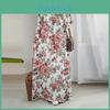 Vestido Maxi com Estampa Étnica Folk e Saia Fluida para Festa e Uso Casual