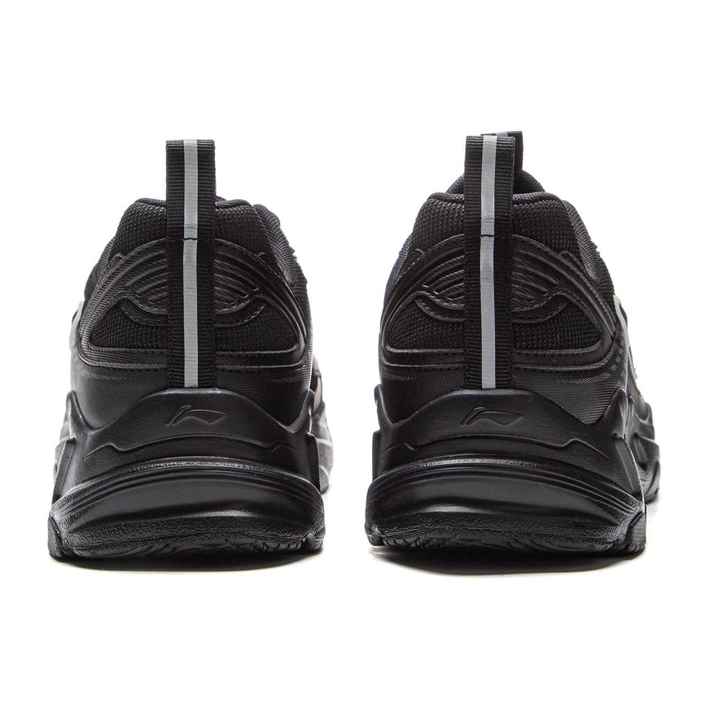 Li Ning Sports Lifestyle Series Synthetic Leather Classic Casual Low-Top Dad Shoes Men Sneakers Black AGCV433-3