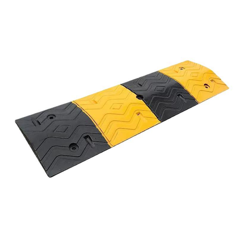 Thickened Rubber Speed Bump for Community and Garage Entrances