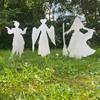 Halloween Theme Witch Outdoor Garden Decorative Stakes Horrifying Party Scene Props Hand Floor Insert for Lawn Ornaments