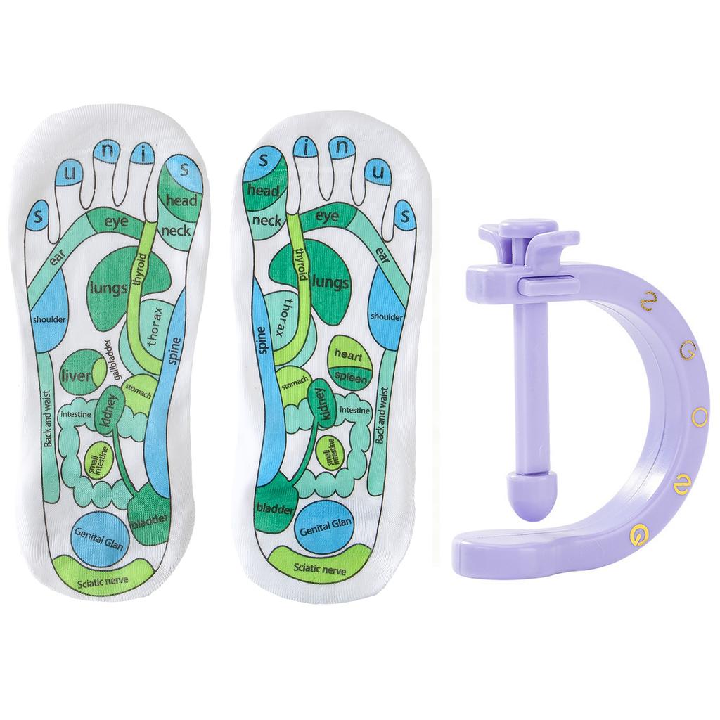 Foot Reflexology Massage Socks Massage Relieve Tired Feet Acupoint Pressure Tool Acupressure Tool Relieve Tired Foot Care Tools