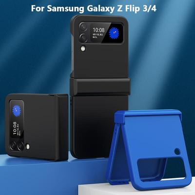 Ultra Thin Case for Samsung Galaxy Z Flip 3 4 Z Fold 3 4 Protection Luxury Foldable Shockproof Skin Feel Plain Back Cover for Galaxy Z Flip34 Z Fold34