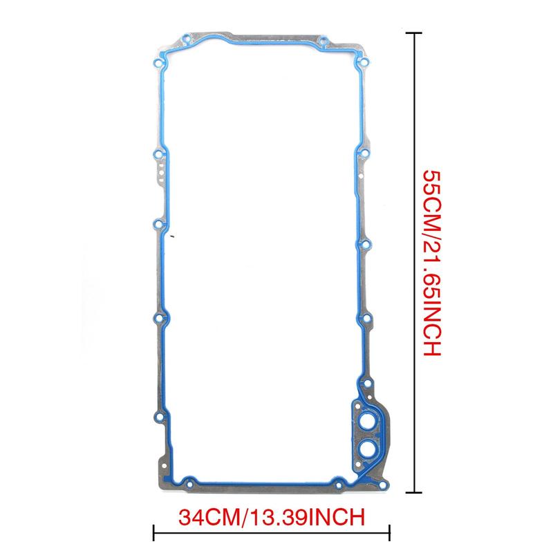 Engine Oil Pan Gasket Set OS30693R Compatible with Pontiac Firebird GMC Yukon Chevrolet Suburban Cadillac Escalade
