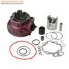 Motorcycle 49mm 90cc Big Bore Cylinder Kit For Beta 50 RR Alu Enduro Motard Track RK6 50cc LC 2T AM6 Minarelli Engine