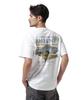 Avirex Heren Bikini County T-shirt, Miami, Maat M, 030, Wit, 783-4134031