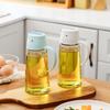 Baiya Glass Oil & Vinegar Dispenser with Handle and Automatic Lid