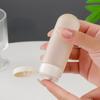 60ml Tragbare Plastiktuben Abfüllflasche Zylindrische Squeeze-Flaschen Reisekosmetik Leere Flasche für Shampoo und Duschgel