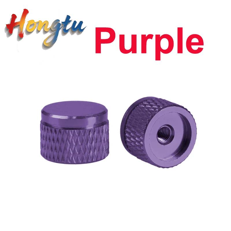 6#-32UNC M3 M3.5 M4 Colorful Knurled Aluminum Thumb Nuts Blind Hole Hand Tighten For PC Computer Case