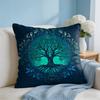 Tree Of Life Abstract Cushion Cover Square Pillow Bedroom Sofa Leisure Comfort Living Room Home Decoration X