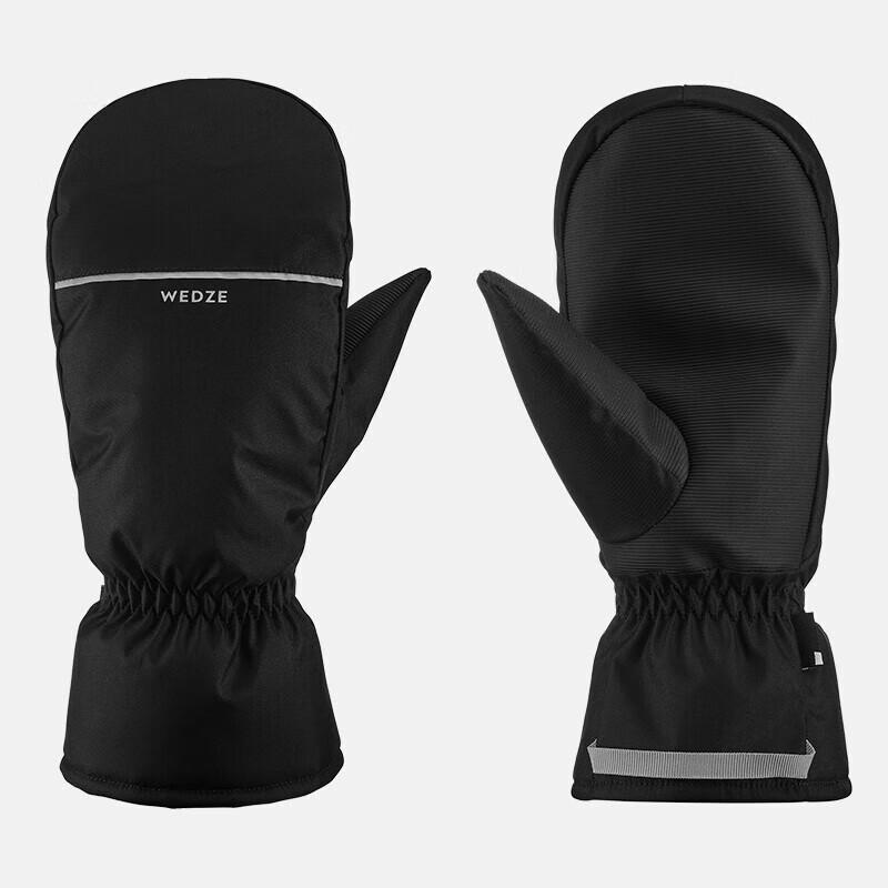 Decathlon Adult Waterproof Warm Ski Gloves One Size