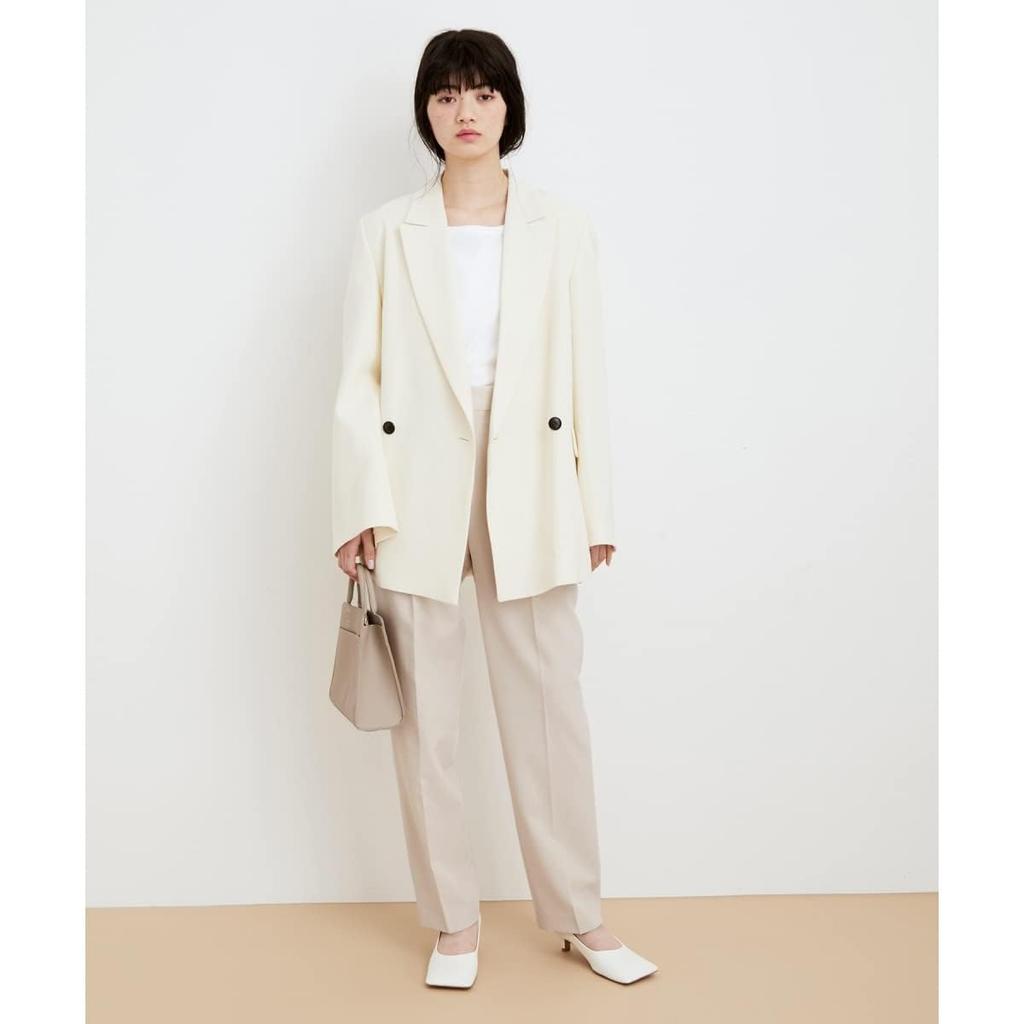 et Rope Slacks Slim Slacks for Women GAS02310 Yellow [Adam Femme] [Sustainable] (80)