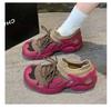 Women's Shoes High-end Versatile Casual Sports Shoes Dad Shoes Fly-woven Lightweight Breathable Fashion Sports Women's Shoes