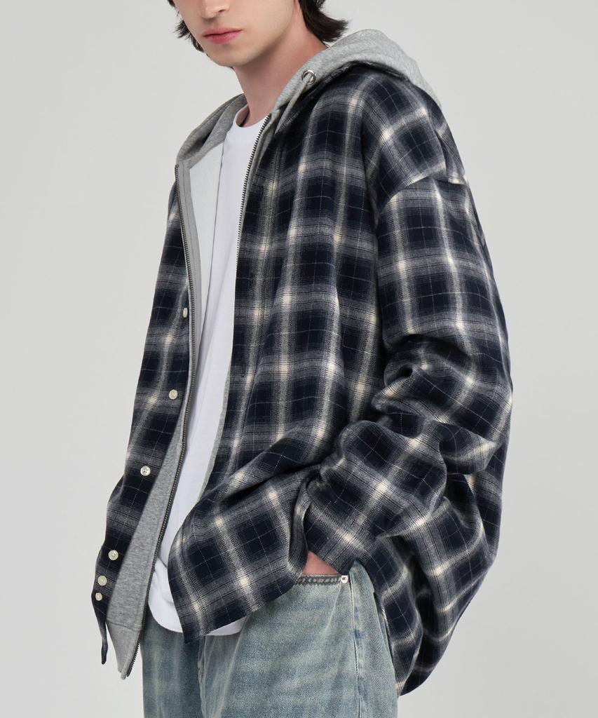 UNTAPPED STUDIO City Boy Big Oversized Plaid Check Shirt 3 Colors