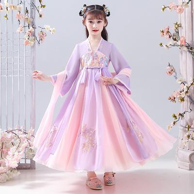 Girl Hanfu Ancient Costume Children Chinese Style Little Girl Dress Tang Dress Princess Skirt National Costume Children