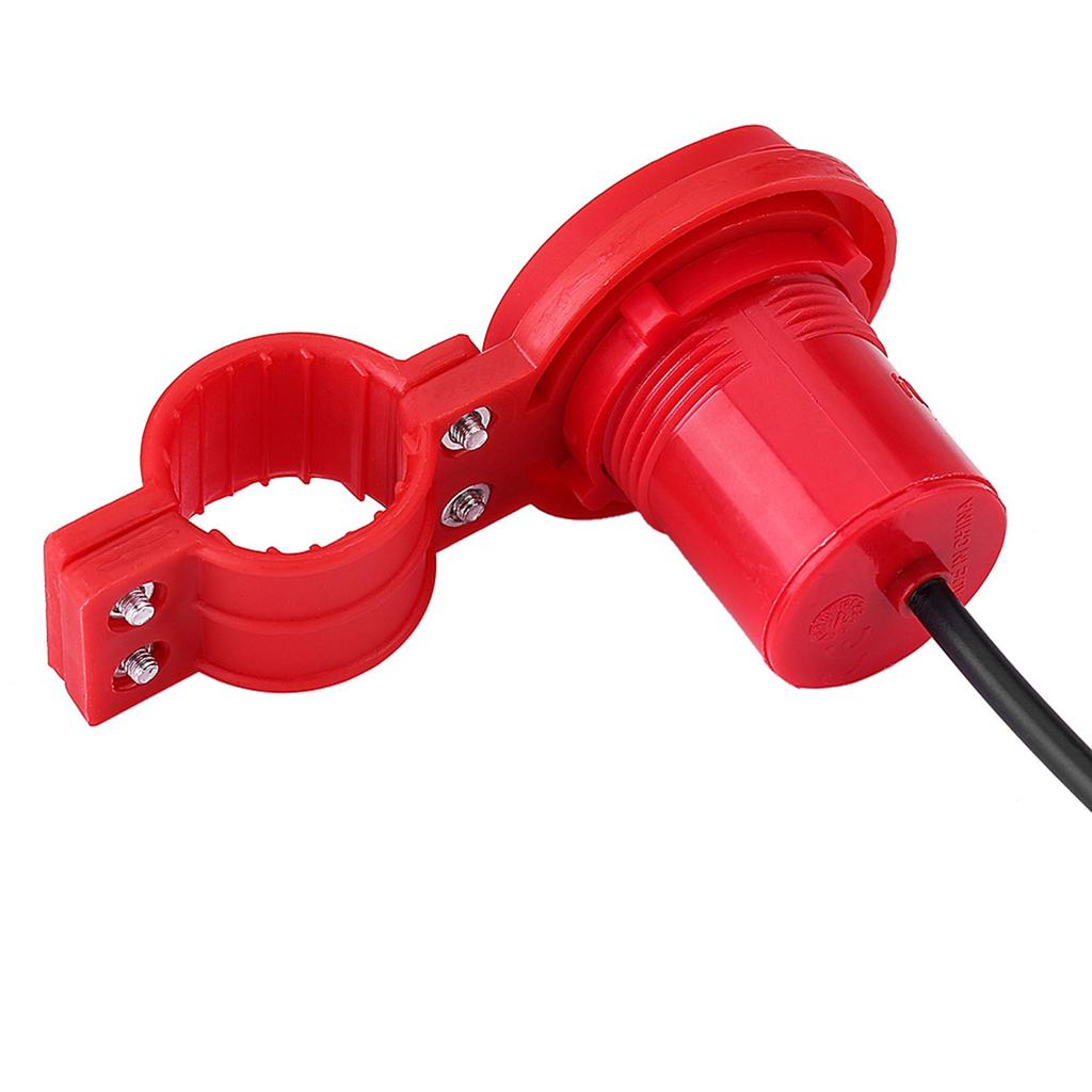 Universal Motorcycle USB Charger Socket Power Supply Port for Mobile Phone Waterproof Red
