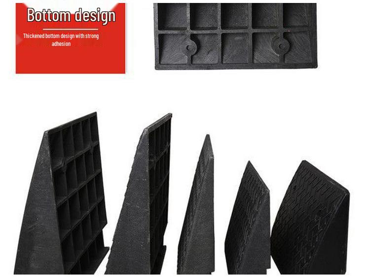 Rubber and Plastic Sloped Threshold Ramp Pad