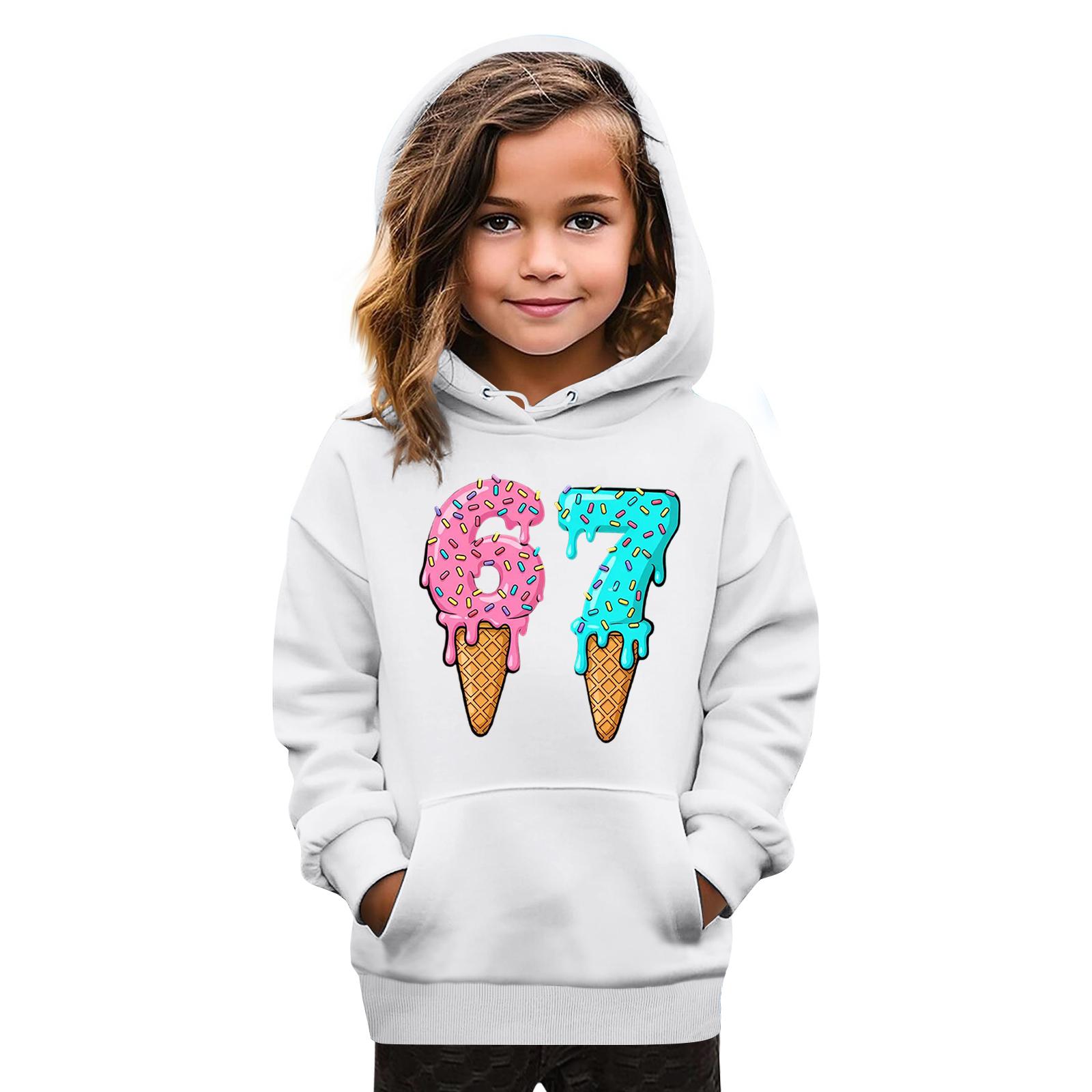 

Sweatshirts For Teen Girls Hoodies Long Sleeve Drawstring Pullover Cute Oversized Hoodie 160 білий