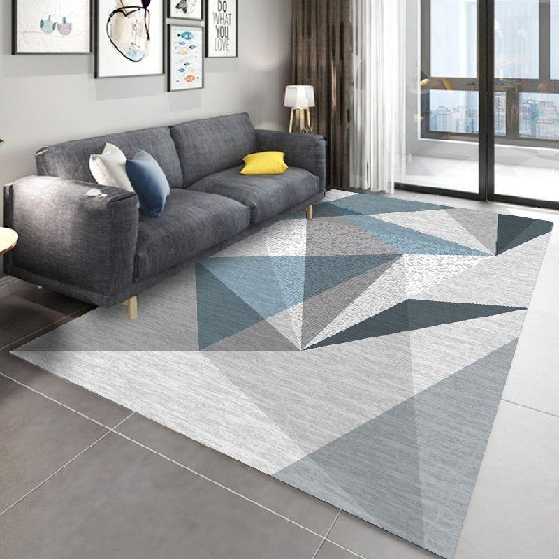 

Geometric Pattern, Durable and Soft Large Area Mat for Bedroom Living Room Indoor/Outdoor Decorative Floor Mat In Various Sizes 100*160CM