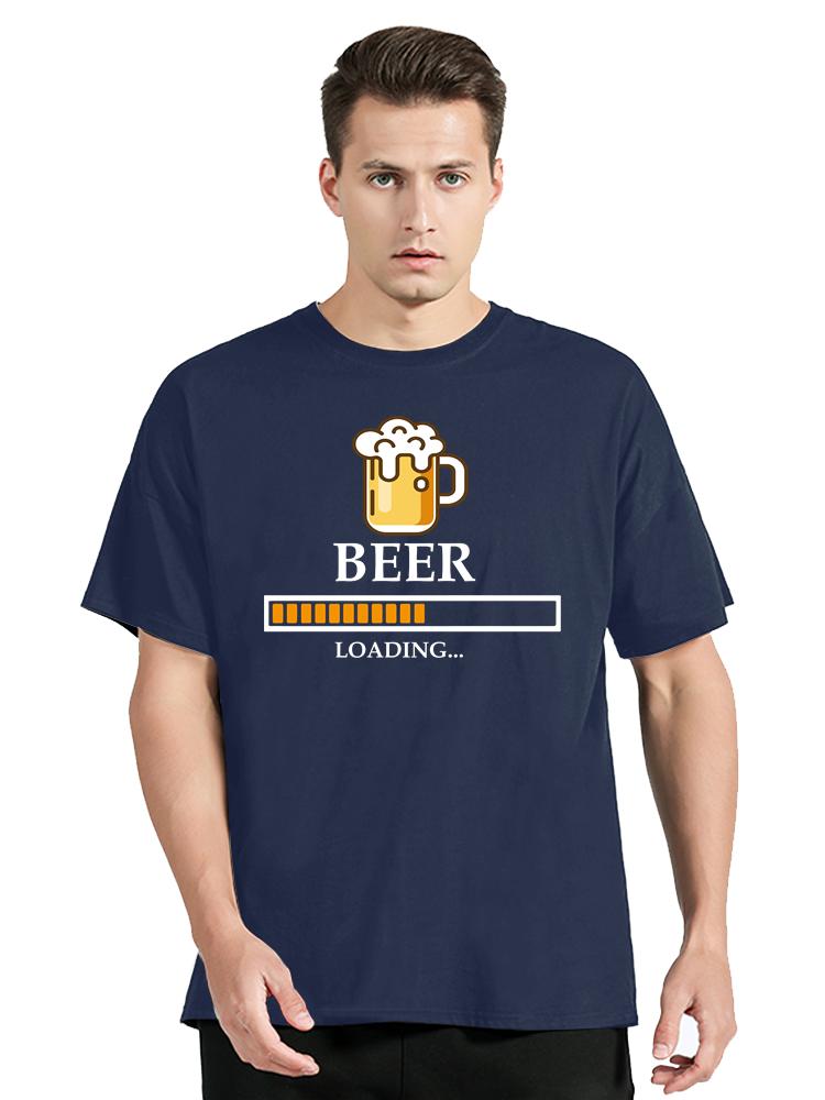 Beer Loading Classic T-shirtunisex Clothing Oversized Tshirt Cotton O-neck Tshirt Summer Casual Tops Fashion Streetwear T Shirt