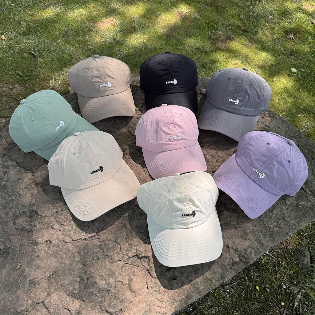 Hat Women's Spring and Summer Quick-drying Cap, Wide-brimmed Sunscreen Visor, Foreign Style Shows Face, Small Baseball Cap Men