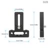 Quick Install Metal Camera Mounting Plate 1/4" Thread Adapter Universal Monitor Cage Compatibility