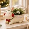 Succulent Planter Pot Cute Christmas Animal Planter, Small Plant for Flower Pots Indoor Home Desktop Decor, Gift Lovers Creative Gifts