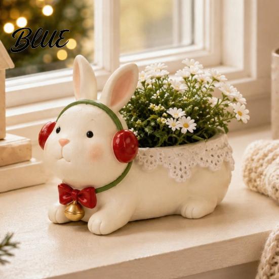 Succulent Planter Pot Cute Christmas Animal Planter, Small Plant for Flower Pots Indoor Home Desktop Decor, Gift Lovers Creative Gifts