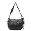 New versatile pleated cloud bag women's underarm bag niche hand carry bubble bag shoulder messenger bag